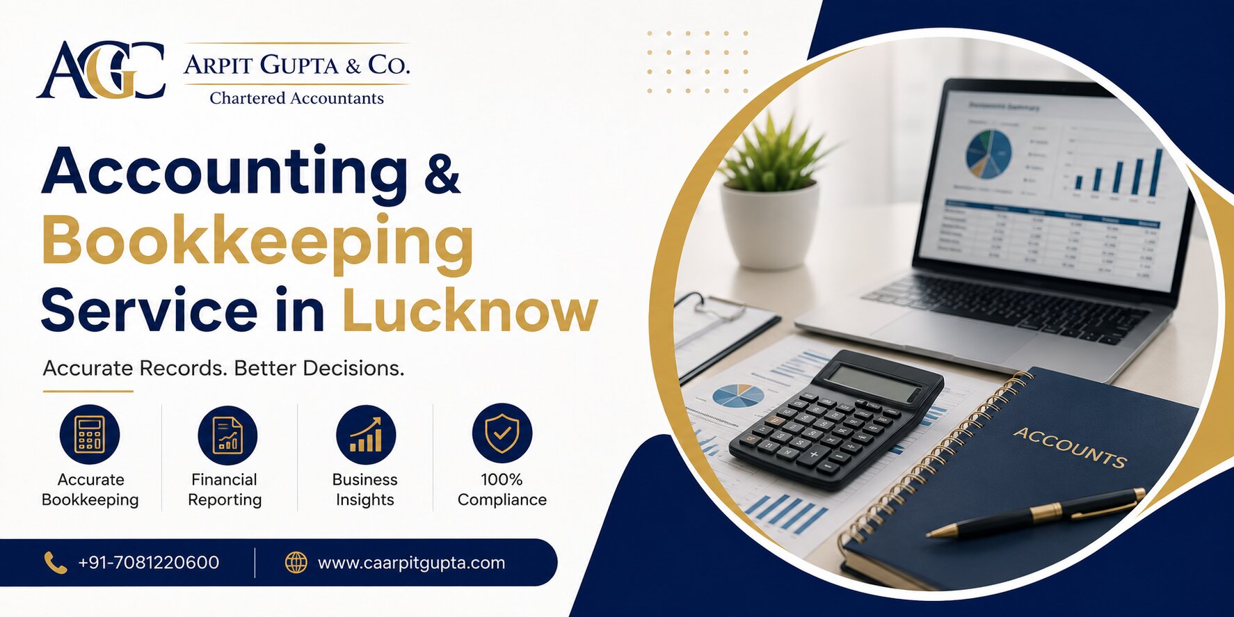 Accounting & Bookkeeping Service in Lucknow | Outsourced Accounting Services in Lucknow